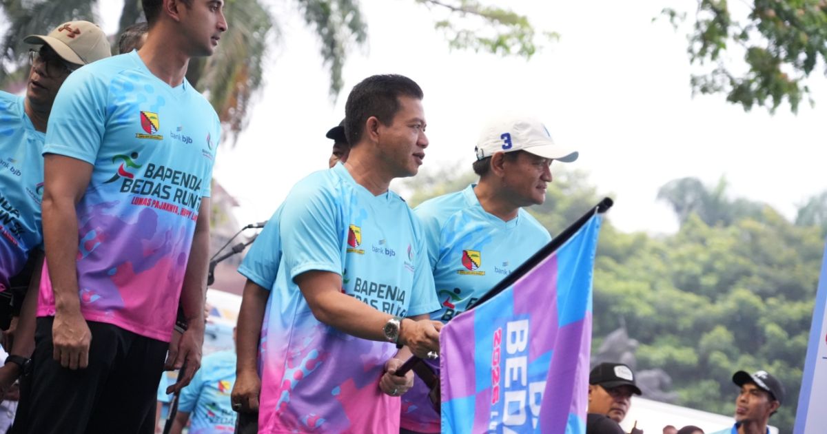 Lepas! Bapenda Bedas Run, Bupati Bandung Ajak Warga Taat Bayar Pajak