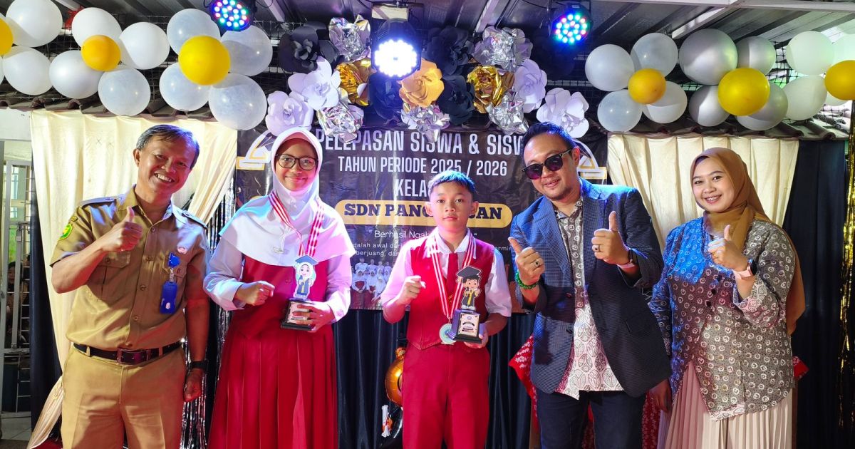 Hadiri Pelepasan Siswa SDN Pangipasan Pengawas SD Yono Berpesan Jaga  Nama Baik Almamater