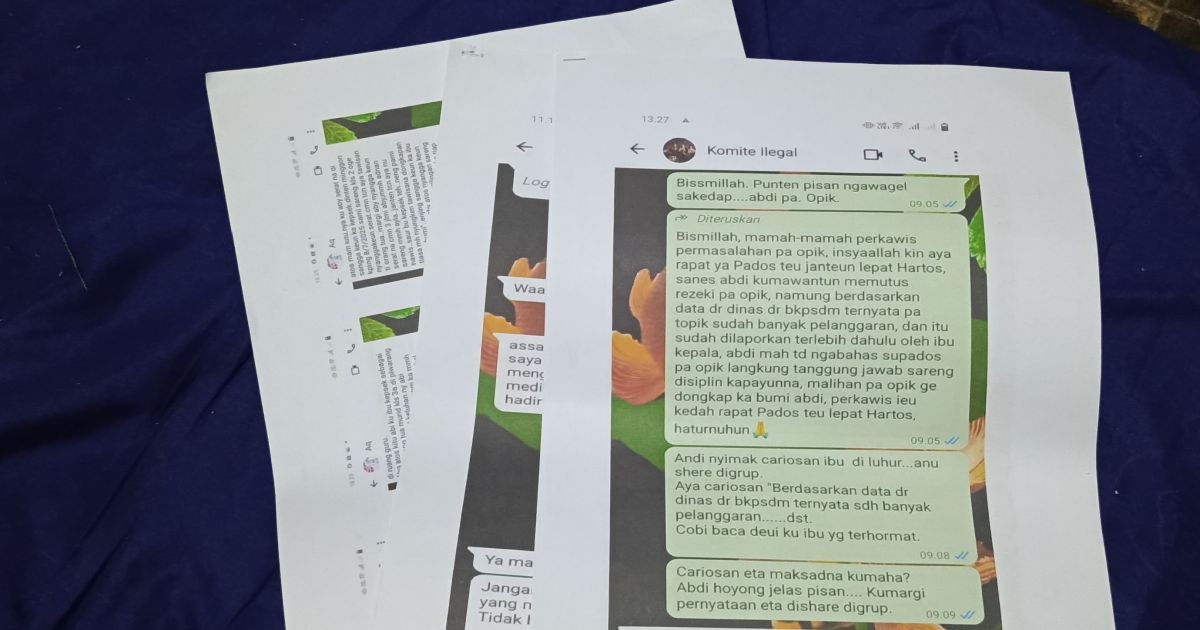Seorang Guru PNS Mengaku Merasa Dizalimi Kepala Sekolah dengan Sekenario Buat Citra Buruk Lewat Tanda Tangan Orang Tua Murid