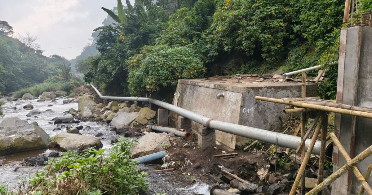 Proyek peningkatan SPAM Cilongkrang Kabupaten Majalengka.