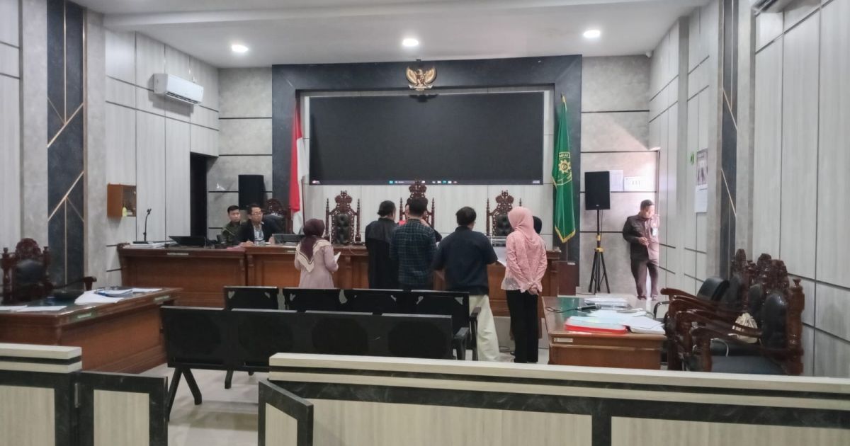Suasana sidang praperadilan Nomor 5/Pid.Pra/2026/PN.Blb di Pengadilan Negeri Klas I-A Bale Bandung, di Baleendah Kabupaten Bandung,  Kamis 23 Juli 2026.