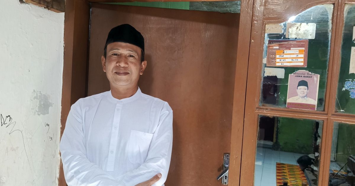 Anggota BPD Desa Margahayu Tengah, Uden Rahmat. (Foto Sopandi).