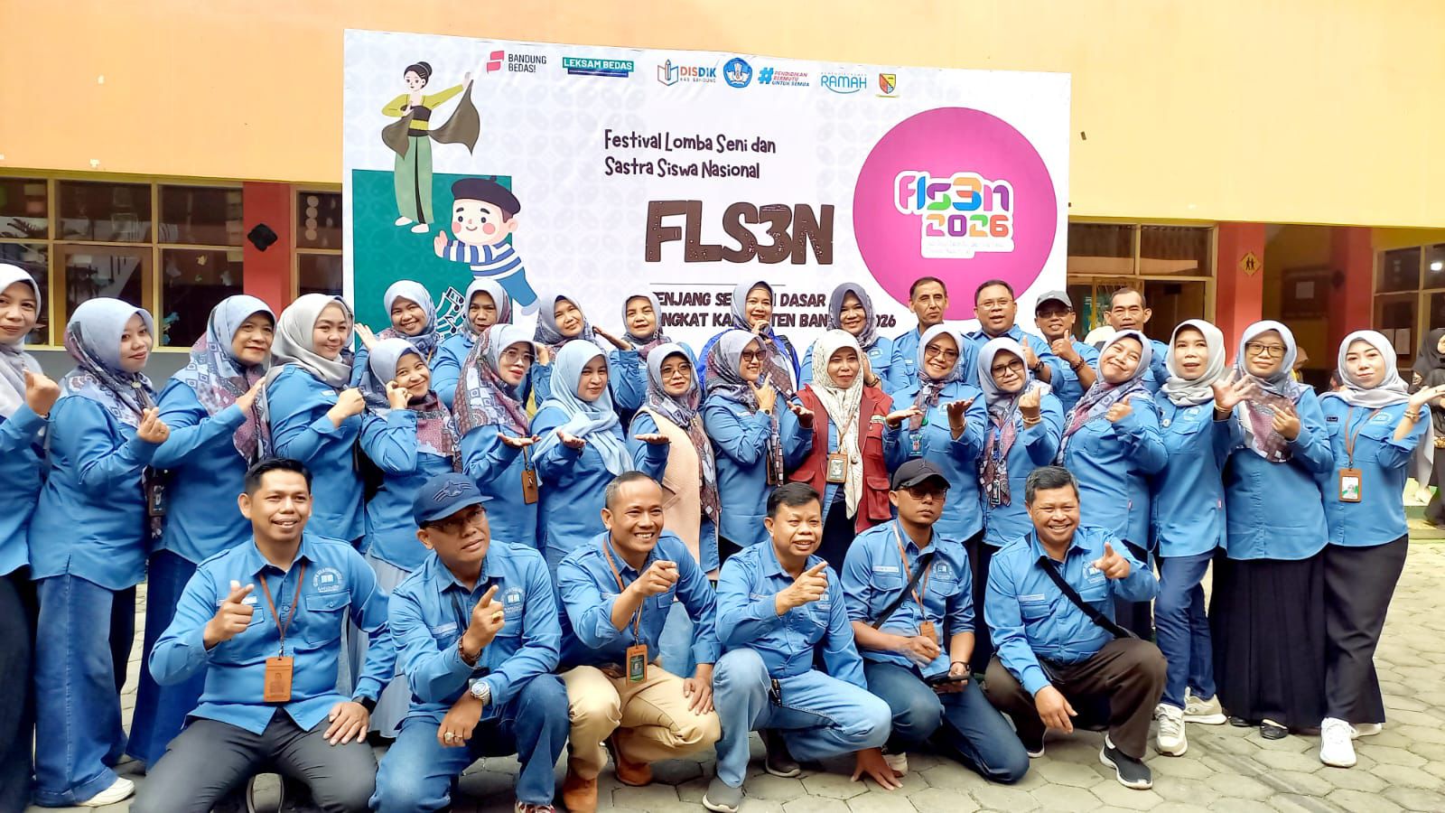 Buka  FLS3N  2026 Tingkat Kabupaten Bandung Kadisdik Asep Kusumah : Tumbuhkan Karakter Bangsa