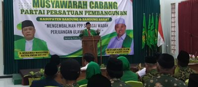 Buka Muscab PPP Kabupaten Bandung & KBB Uu Ruzhanul Ulum Sebut Tak Punya Target Tapi Ini Intruksinya