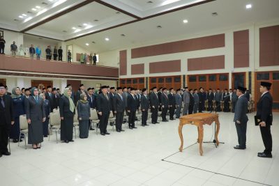 143 Pejabat Eselon 3 dan 4 Pemkab Bandung Dilantik. Bupati: Kerja Cepat dan Berdampak bagi Masyarakat