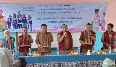 Kadisdik Kabupaten Bandung Buka Tantangan Literasi Leksam Bedas SD 2026