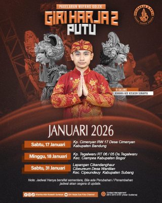 Dalang Khanha Giri Harja 2 Putu di Bulan Perdana 2026 Baru Punya Tiga Agenda Manggung