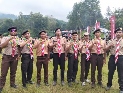 MA Darul Ma’arif Rahayu Jadi Wakil Kecamatan Margaasih dalam Kemah Bakti Harmoni Beragama di Kiara Payung