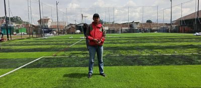 Dibangun di Tanah Carik Lapangan Mini Soccer Desember ini Siap Digunakan