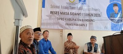 Legislator Fraksi PAN, H. Tedi Supriadi Awali Reses Temui Konstituen di Kecamatan Katapang. Tekankan Silaturahmi