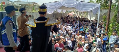 Peringati HSN ke 10, Pemdes Cigondewah Hilir Margaasih Gelar Fesfival Santri Nusantara ke 7