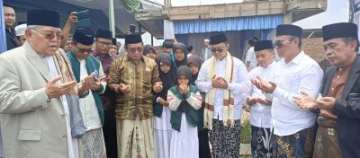 Peletakan Batu Pertama Pembangunan Ponpes Daar El Jannah, Bupati Bandung Doakan Segera Selesai