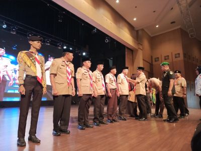 Bupati Bandung Kukuhkan 500 Pramuka Garuda di Hari Pramuka Ke-64