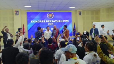Sah, Akhmad Munir Nakhodai PWI Periode 2025-2030. Tumbangkan HCB Dalam Kongres Persatuan PWI